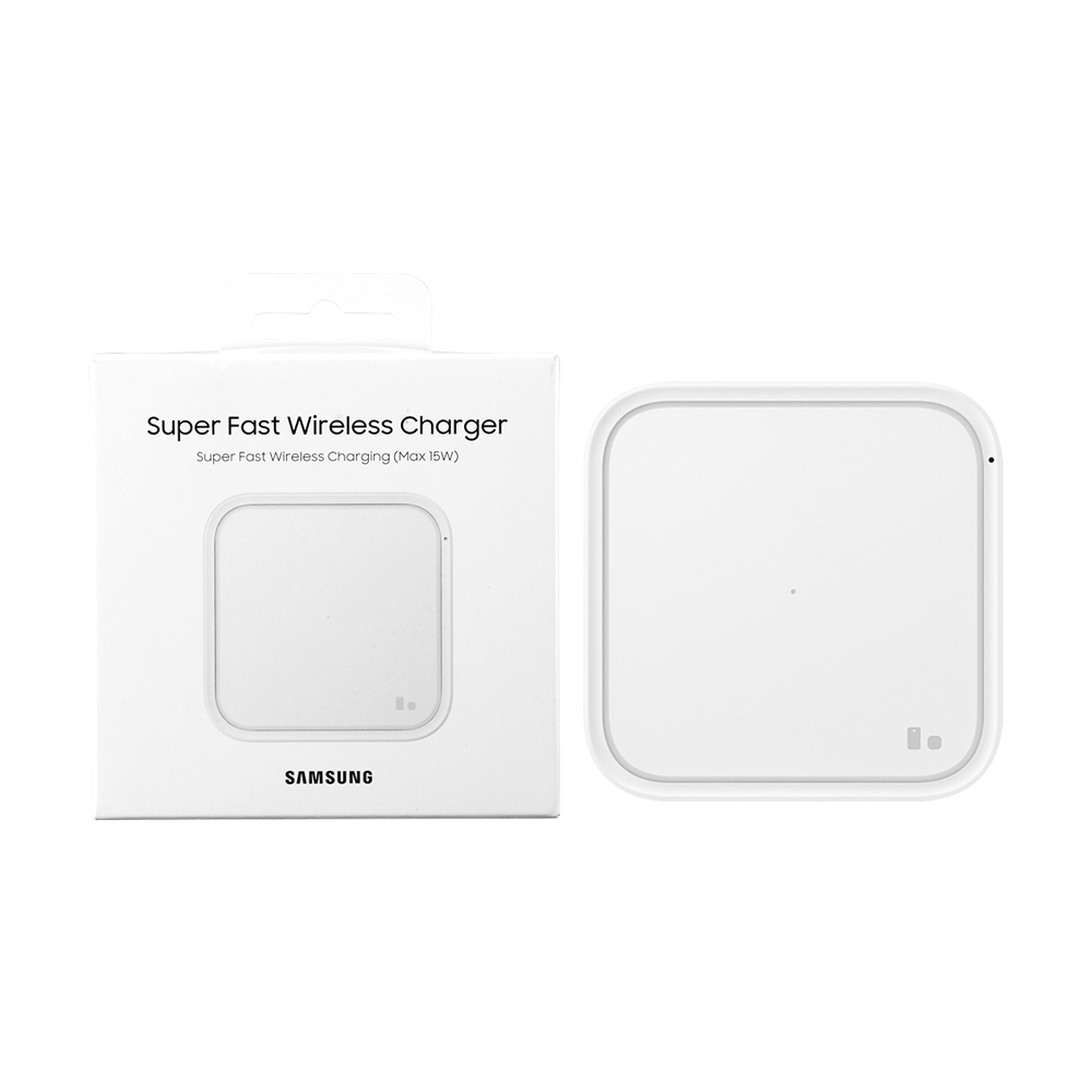 WIRELESS CHARGER SAMSUNG EP-P2400BWEGEU 15W FAST CHARGE QI PAD - ADAPTER WHITE PACKING OR
