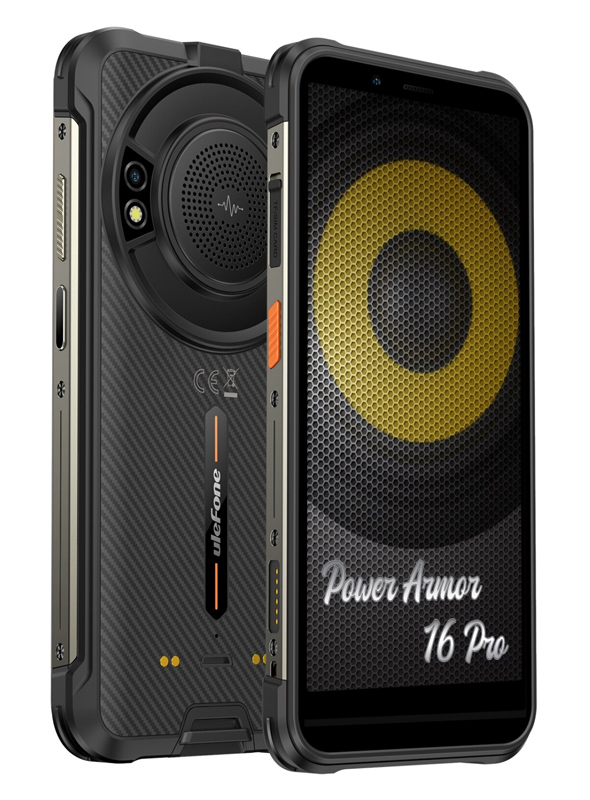 ULEFONE smartphone Armor 16 Pro, ηχείο 3.5W 5.93", 4/64GB 9600mAh, μαύρο