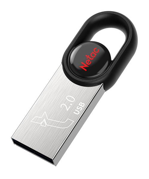 NETAC USB Flash Drive UM2, 64GB, USB 2.0, μαύρο