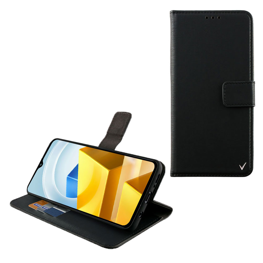 VOLTE-TEL ΘΗΚΗ XIAOMI POCO M5 6.58" ALLURE MAGNET BOOK STAND CLIP BLACK