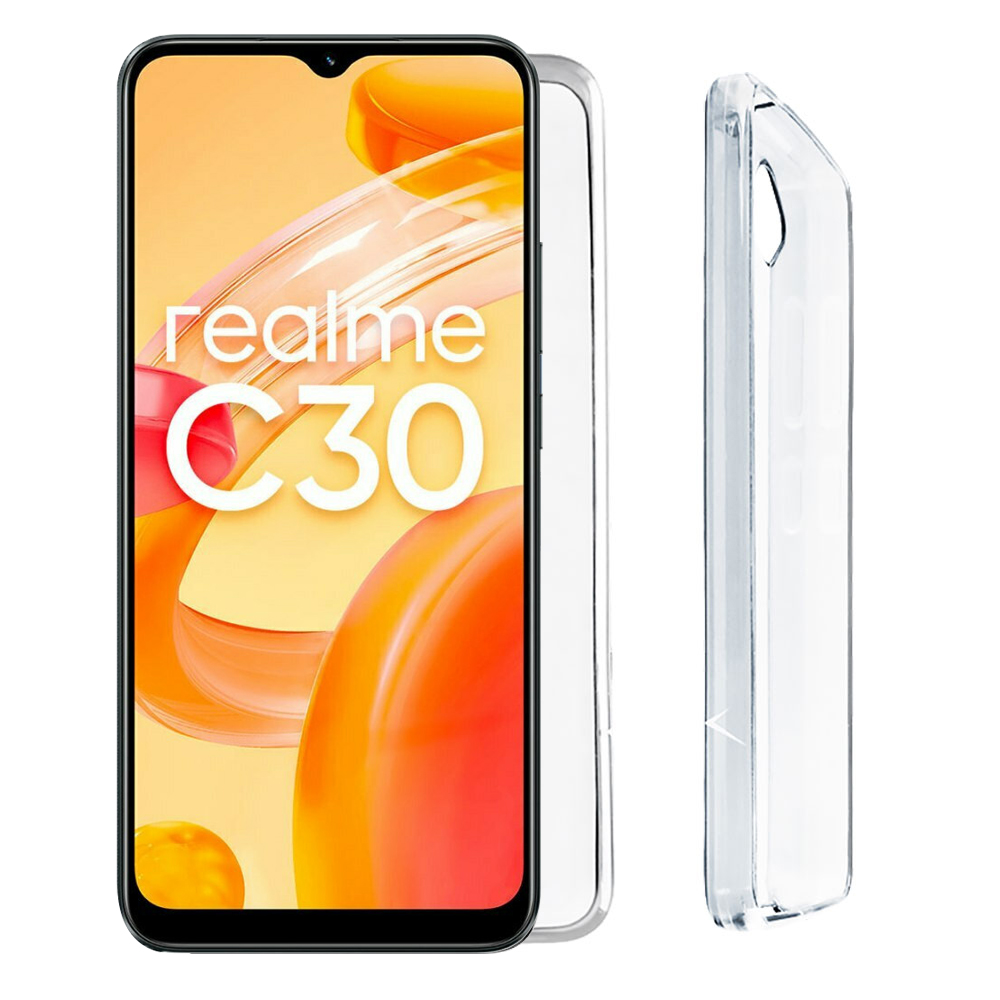 VOLTE-TEL ΘΗΚΗ REALME C30 6.5" SLIMCOLOR AIR TPU FULL CAMERA PROTECTION ΔΙΑΦΑΝΗ