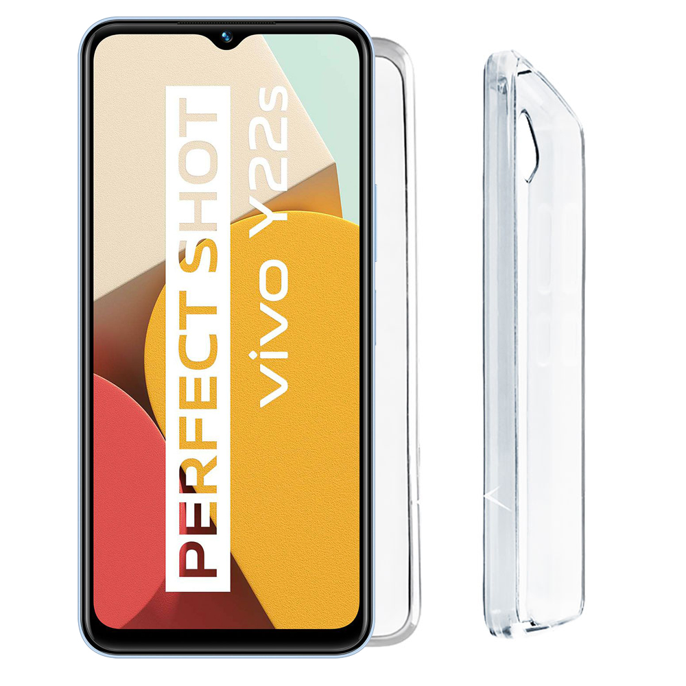 VOLTE-TEL ΘΗΚΗ VIVO Y22S 6.55" SLIMCOLOR AIR TPU CAMERA GUARD ΔΙΑΦΑΝΗ