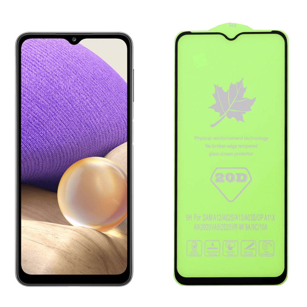 IDOL 1991 TEMPERED GLASS SAMSUNG A32 5G A326 6.5" 9H 0.25mm 20D FULL GLUE SEMI CURVED BLACK