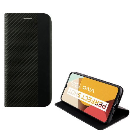 IDOL 1991 ΘΗΚΗ VIVO Y22s 6.55" ELITE ANTI-RFID BOOK STAND BLACK