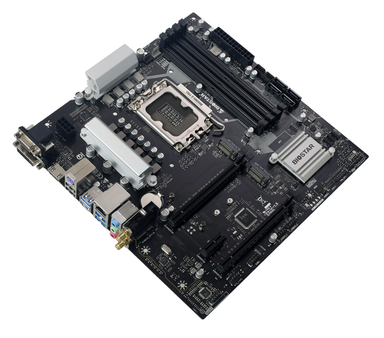BIOSTAR μητρική B660MX-E PRO, 4x DDR4, s1700, USB 3.2, uATX, GbE, Ver. 6.0