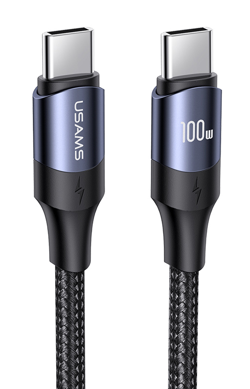 USAMS καλώδιο USB-C US-SJ526, 100W/5A, PD, 3m, μαύρο