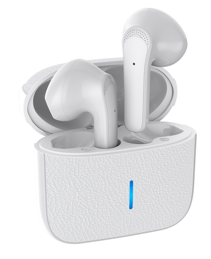YISON earphones με θήκη φόρτισης TWS-T11, True Wireless, Φ13mm, λευκά