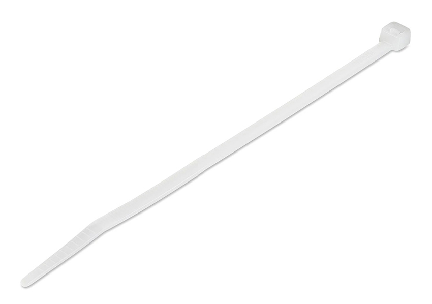 POWERTECH δεματικά καλωδίων TIES-049, 250x3.6mm, λευκά, 100τμχ