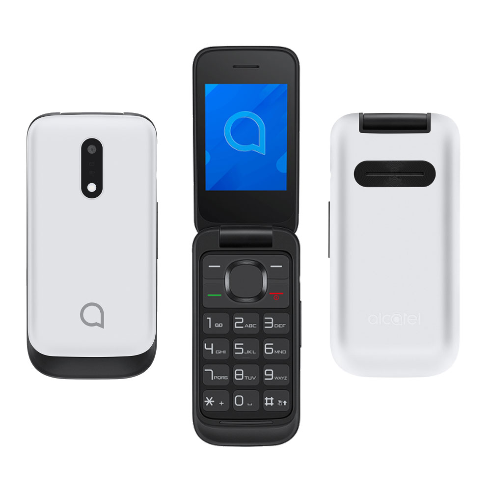 ΚΙΝΗΤΟ ΜΕ ΠΛΗΚΤΡΑ ALCATEL OT 2057D 2.4" 2G 4MB DUAL SIM WHITE EU