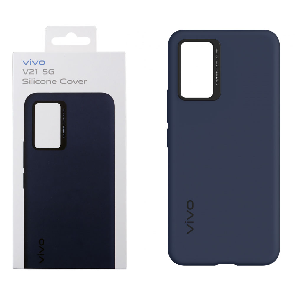 ΘΗΚΗ VIVO V21 5G SILICONE COVER 57983111868 DARK BLUE PACKING OR
