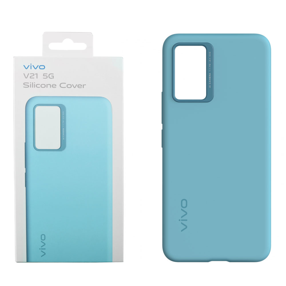 ΘΗΚΗ VIVO V21 5G SILICONE COVER 57983111867 LIGHT BLUE PACKING OR