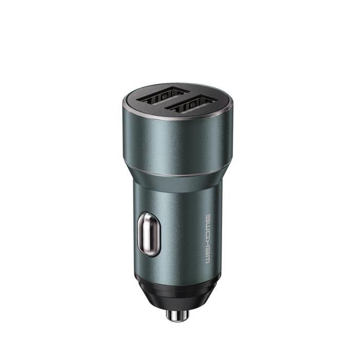 Car Charger WK 15W Dual USB 3.1A Toury Dark Blue WP-C36 0