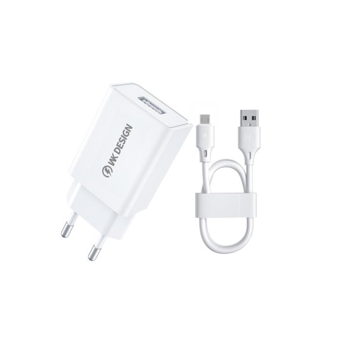 Charger WK 10W WP-U118  Combo + I6 cable White
