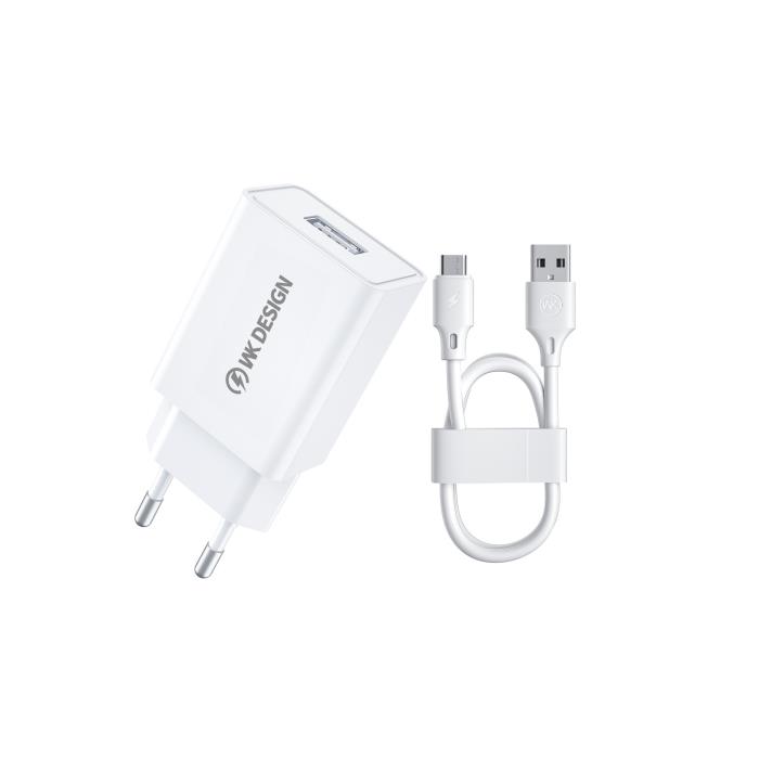 Charger WK 10W WP-U118  Combo + Type C cable 0