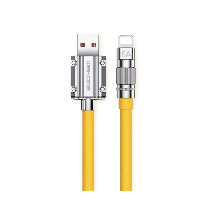 Charging Cable WK i6 Yellow 1m WDC-186 6A 0