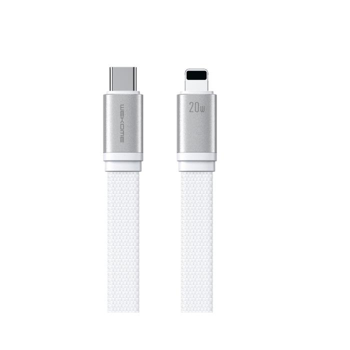 Charging Cable WK 20W PD TYPE-C/i6 Wingle White 1.2m WDC-187 6A 0