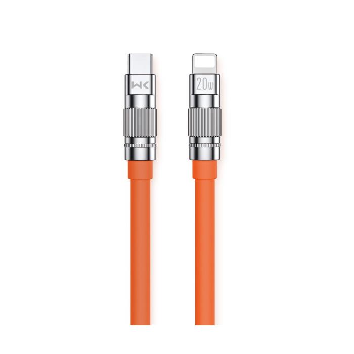 Charging Cable WK 20W PD TYPE-C/i6 Wingle Orange 1.2m WDC-187 6A 0