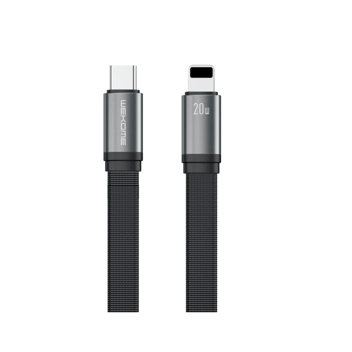 Charging Cable WK 20W PD TYPE-C/i6 King Black 1.5m WDC-155 6A 0