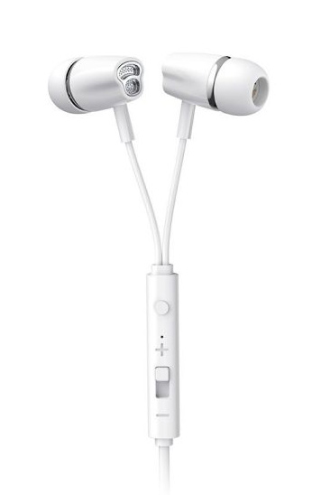 JOYROOM earphones με μικρόφωνο JR-EL114, 3.5mm, 1.2m, λευκά