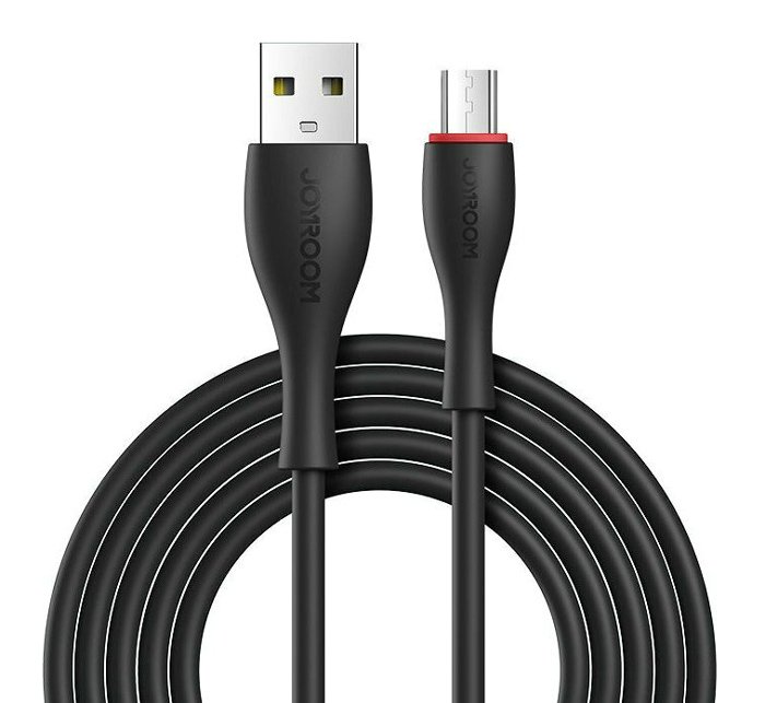 JOYROOM καλώδιο USB σε Micro USB S-1030M8, 2.4A, 1m, μαύρο