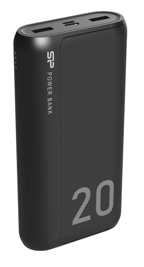 SILICON POWER power bank GS15, 20000mAh, 2x USB, 2.1A, μαύρο