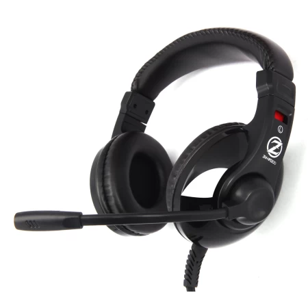 ZALMAN gaming headset ZM-HPS200, 3.5mm, 40mm, μαύρο