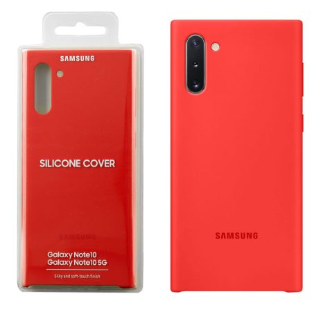 ΘΗΚΗ SAMSUNG NOTE 10 N970 SILICONE COVER EF-PN970TREGWW RED PACKING OR