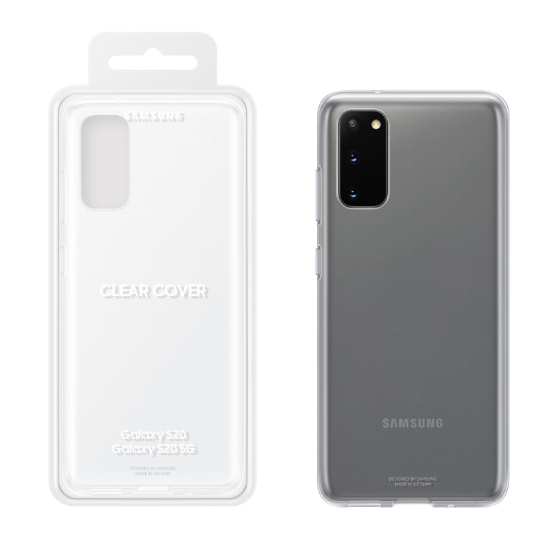 ΘΗΚΗ SAMSUNG S20 G980 CLEAR COVER EF-QG980TTEGEU TRANSPARENT PACKING OR