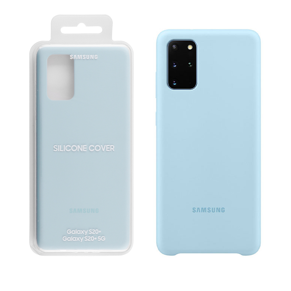 ΘΗΚΗ SAMSUNG S20 PLUS G985 SILICONE COVER EF-PG985TLEGEU SKY BLUE PACKING OR