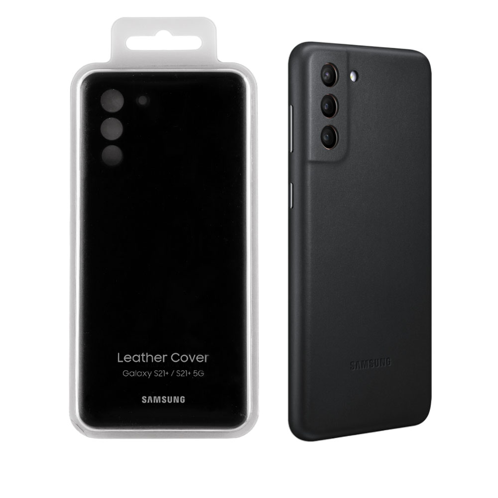 ΘΗΚΗ SAMSUNG S21 PLUS 5G G996 LEATHER COVER EF-VG996LBEGWW BLACK PACKING OR