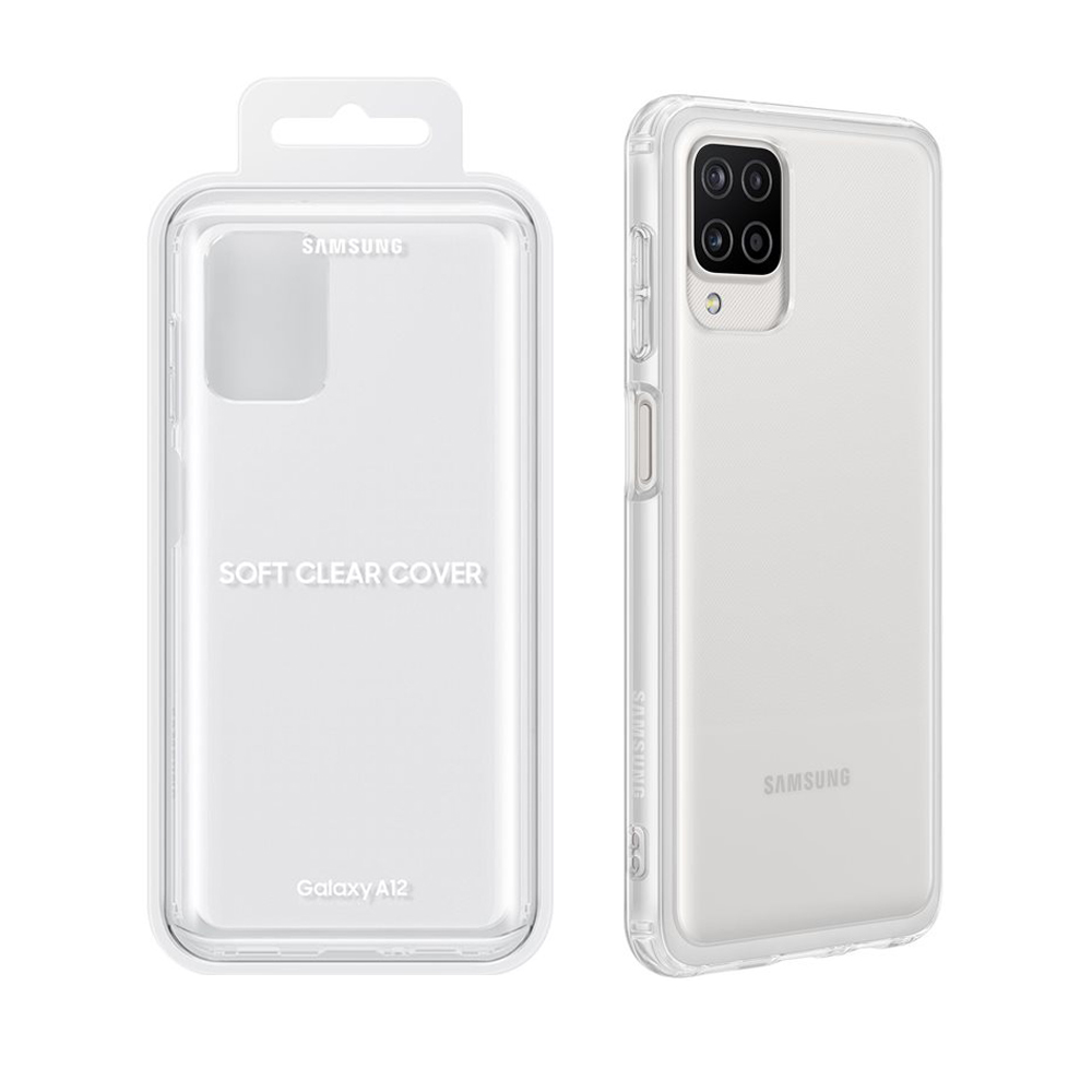 ΘΗΚΗ SAMSUNG A12 A125/A12 NACHO A127 SOFT CLEAR COVER EF-QA125TTEGEU TRANSPARENT PACKING OR