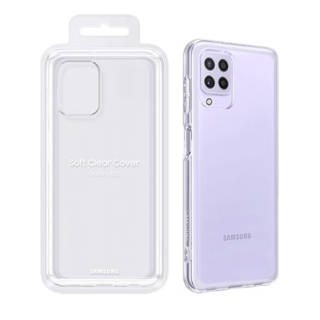 ΘΗΚΗ SAMSUNG A22 4G A225 6.4" SOFT CLEAR COVER EF-QA225TTEGEU TRANSPARENT PACKING OR