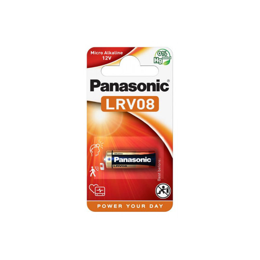 PANASONIC ΑΛΚΑΛΙΚΕΣ ΜΠΑΤΑΡΙΕΣ ΤΗΛΕΧΕΙΡΙΣΜΟΥ 23A/LRV08/MN21 12V MICRO ALKALINE 1/BLISTER