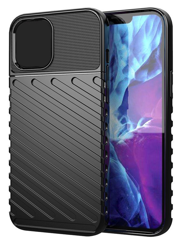 POWERTECH Θήκη Thunder MOB-1812 για iPhone 11, μαύρη