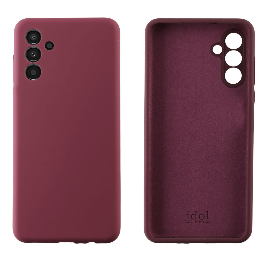 IDOL 1991 ΘΗΚΗ SAMSUNG A34 5G A346 6.6" VELVET ELITE TPU 4 SIDE FULL CAMERA PROTECTION BURGUNDY