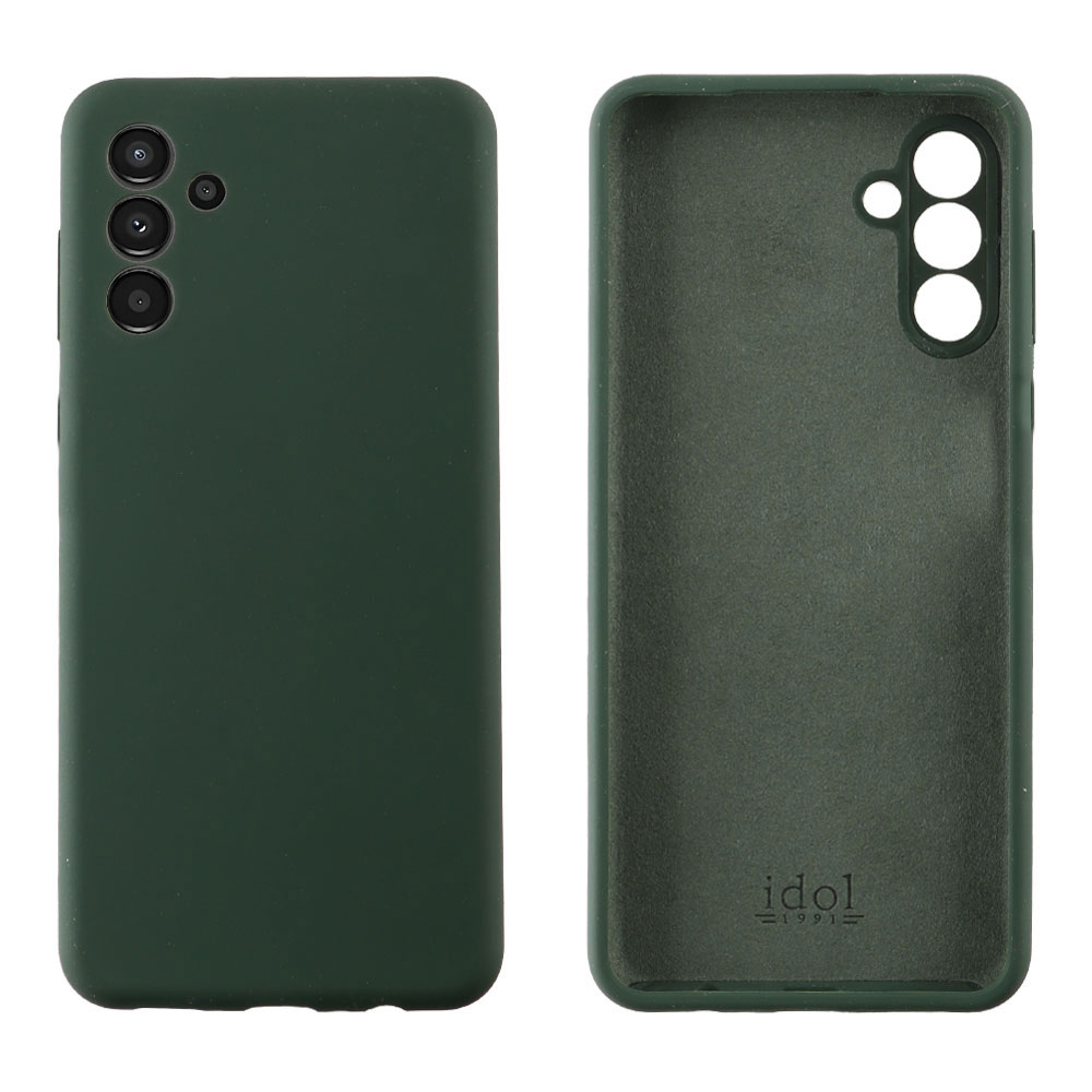 IDOL 1991 ΘΗΚΗ SAMSUNG A34 5G A346 6.6" VELVET ELITE TPU 4 SIDE FULL CAMERA PROTECTION DARK GREEN