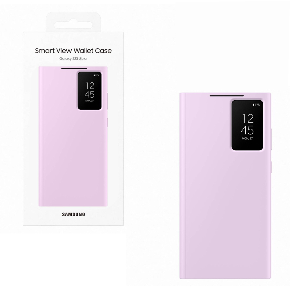 ΘΗΚΗ SAMSUNG S23 ULTRA 5G S918 S-VIEW WALLET CASE EF-ZS918CVEGWW LILAC PACKING OR