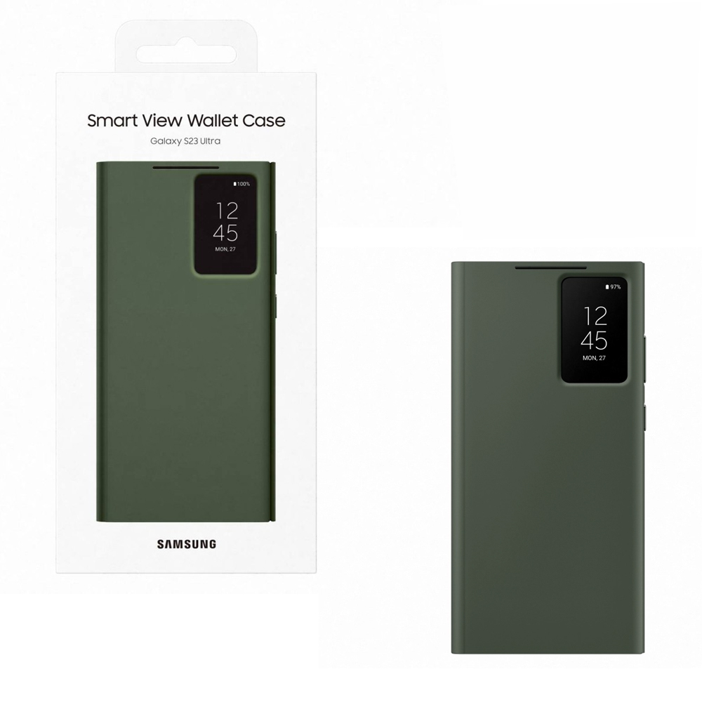 ΘΗΚΗ SAMSUNG S23 ULTRA 5G S918 S-VIEW WALLET CASE EF-ZS918CGEGWW KHAKI  PACKING OR