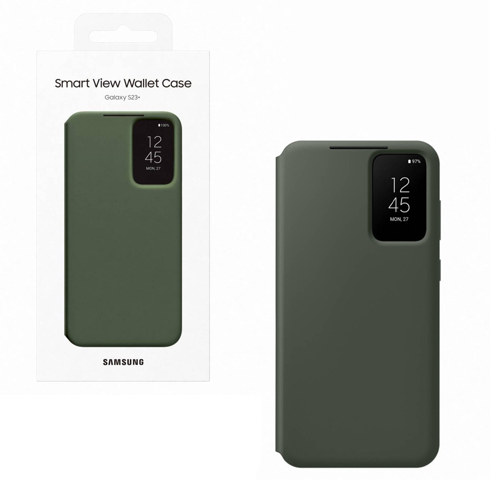 ΘΗΚΗ SAMSUNG S23 PLUS 5G S916 S-VIEW WALLET CASE EF-ZS916CGEGWW KHAKI  PACKING OR