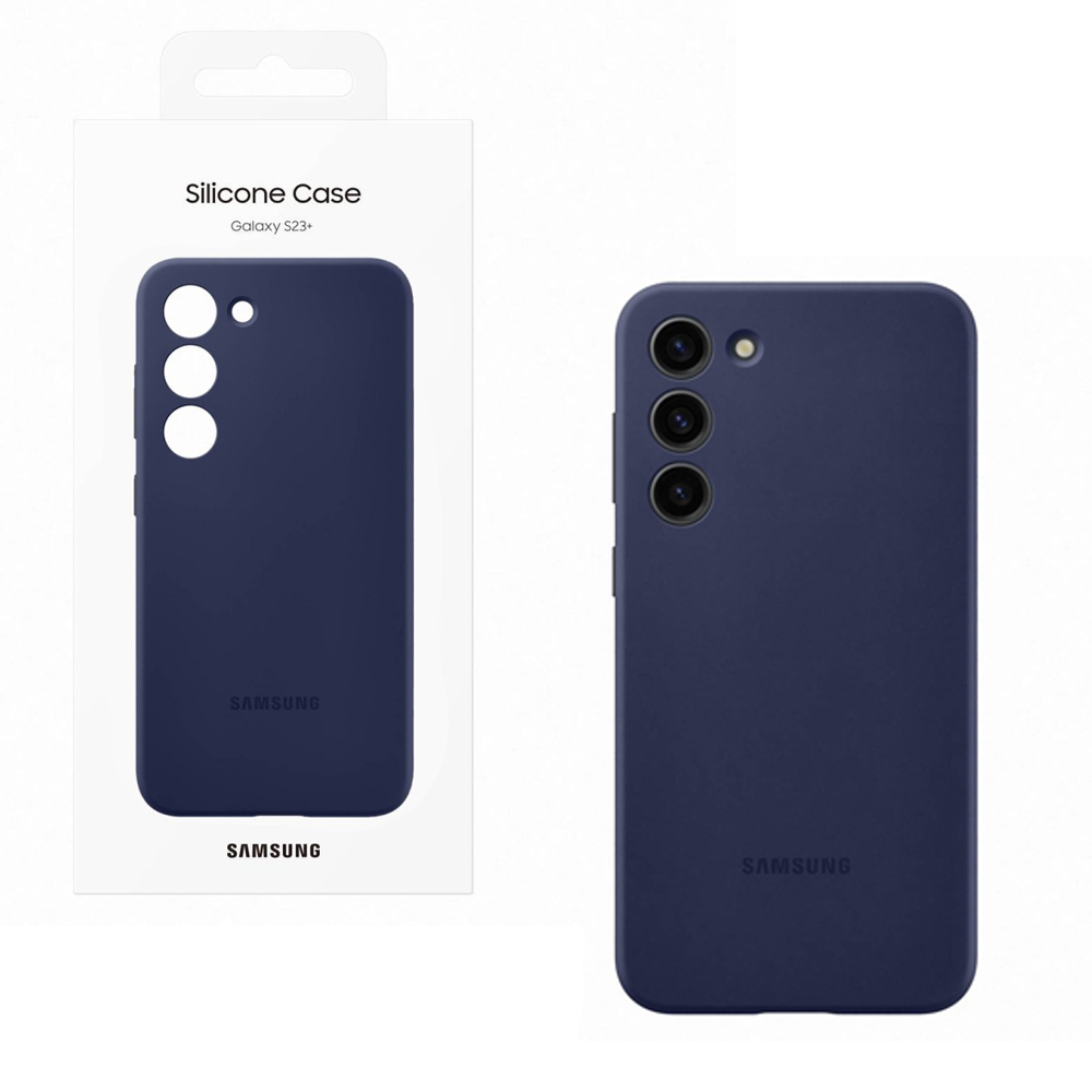 ΘΗΚΗ SAMSUNG S23 PLUS 5G S916 SILICONE CASE EF-PS916TNEGWW NAVY BLUE PACKING OR