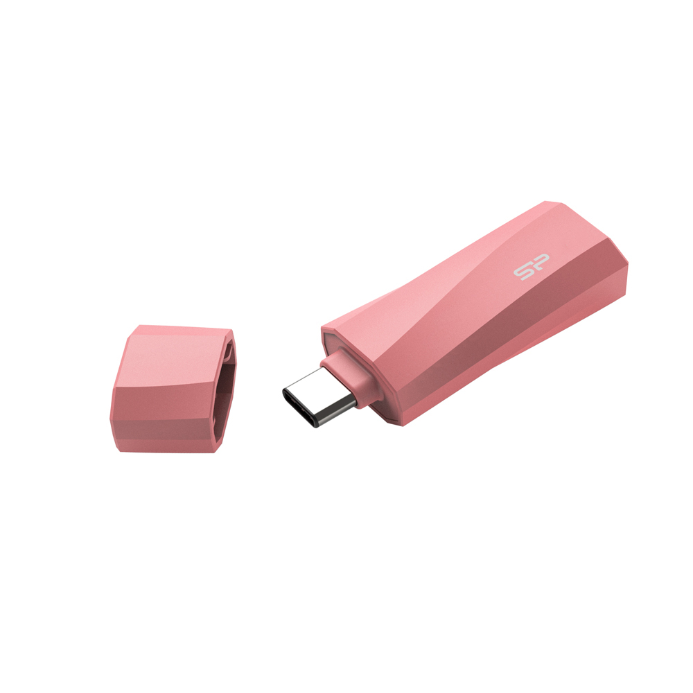 SILICON POWER USB - TYPE C FLASH DRIVE 128GB USB 3.2 GEN.1 +OTG C07 SP128GBUC3C07V1P PINK