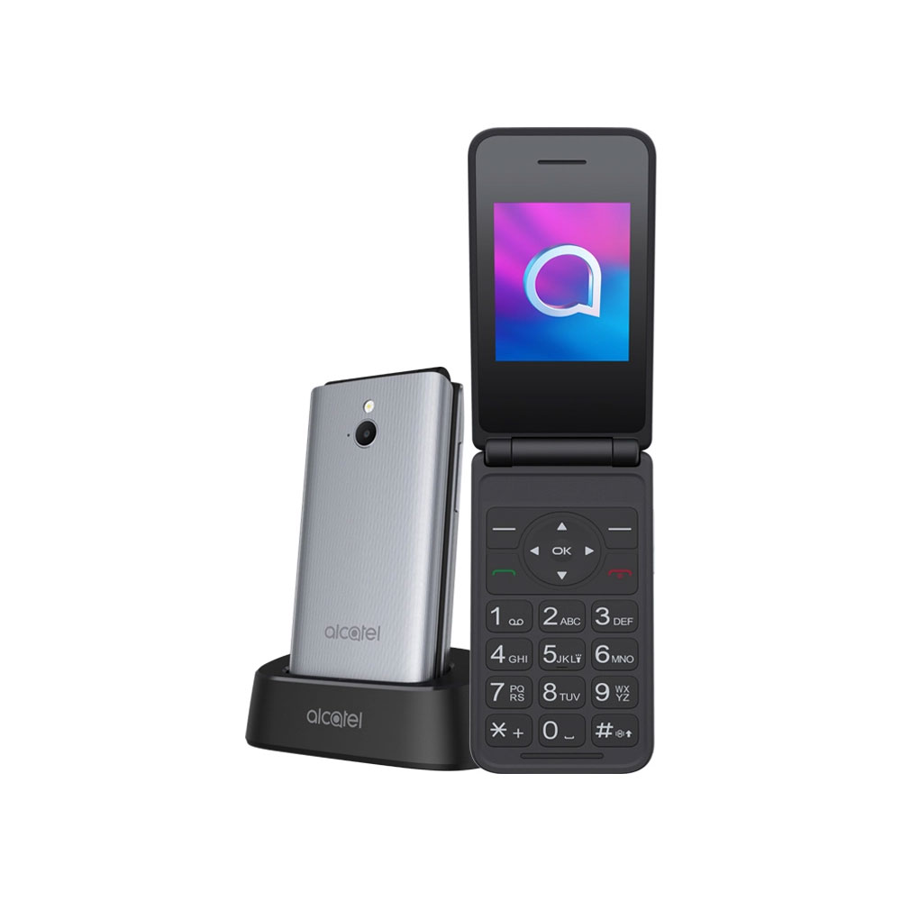ΚΙΝΗΤΟ ΜΕ ΠΛΗΚΤΡΑ ALCATEL 3082X 2.4" 4G 128ΜΒ/64MB METALLIC SILVER EU