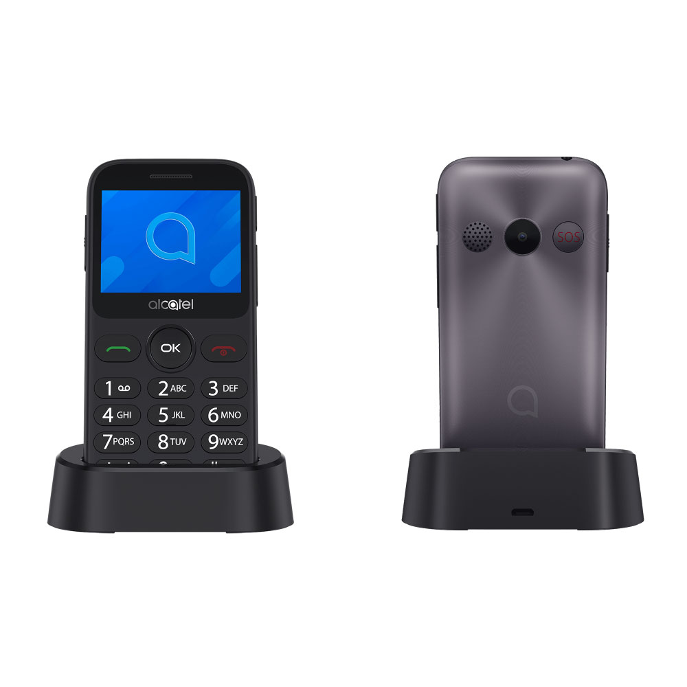 ΚΙΝΗΤΟ ΜΕ ΠΛΗΚΤΡΑ ALCATEL OT 2020X 2.4" 2G 16ΜΒ/4MB METALLIC GREY EU