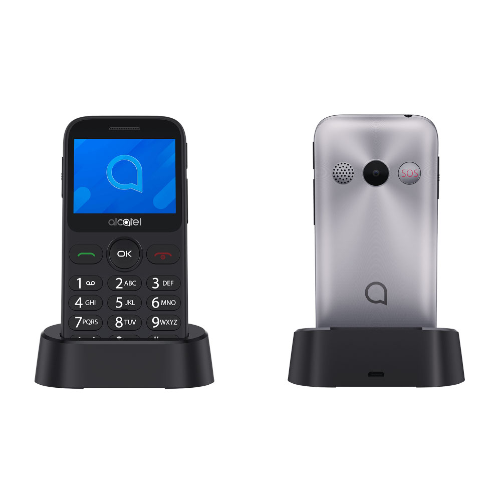 ΚΙΝΗΤΟ ΜΕ ΠΛΗΚΤΡΑ ALCATEL OT 2020X 2.4" 2G 16ΜΒ/4MB METALLIC SILVER EU