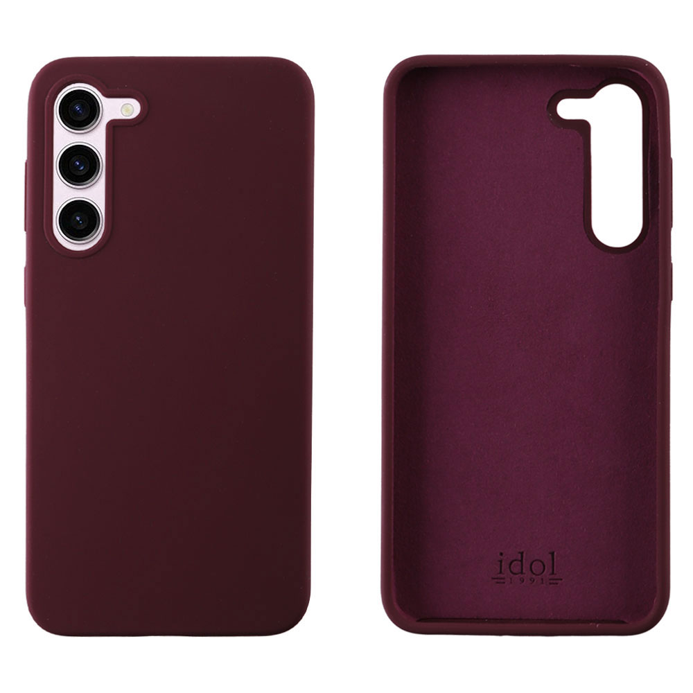 IDOL 1991 ΘΗΚΗ SAMSUNG S23 5G S911 6.1" VELVET ELITE TPU 4 SIDE CAMERA GUARD BURGUNDY