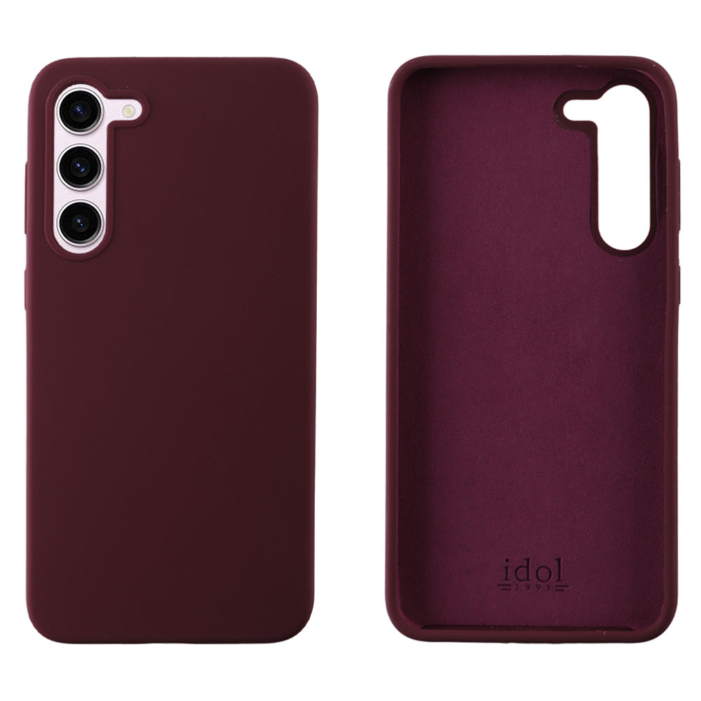 IDOL 1991 ΘΗΚΗ SAMSUNG S23 PLUS 5G S916 6.6" VELVET ELITE TPU 4 SIDE CAMERA GUARD BURGUNDY