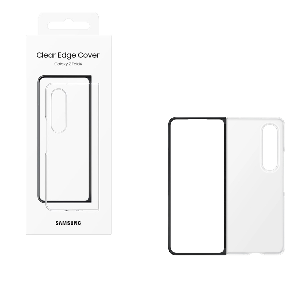 ΘΗΚΗ SAMSUNG GALAXY Z FOLD 4 5G F936 CLEAR EDGE COVER EF-QF936CTEGWW TRANSPARENT PACKING OR