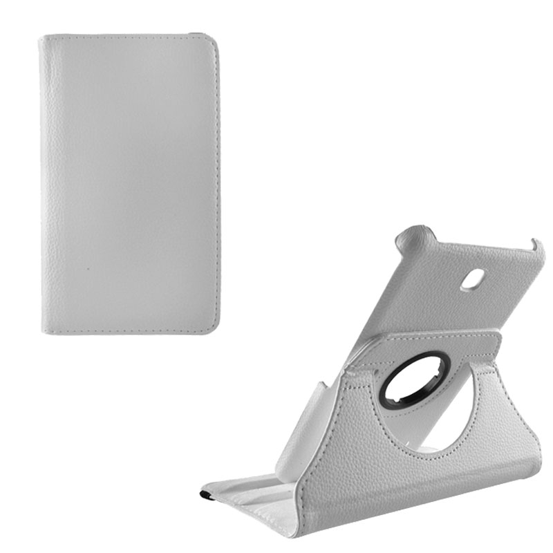 VOLTE-TEL ΘΗΚΗ SAMSUNG TAB 4 T230 7.0" LEATHER BOOK ROTATING STAND WHITE