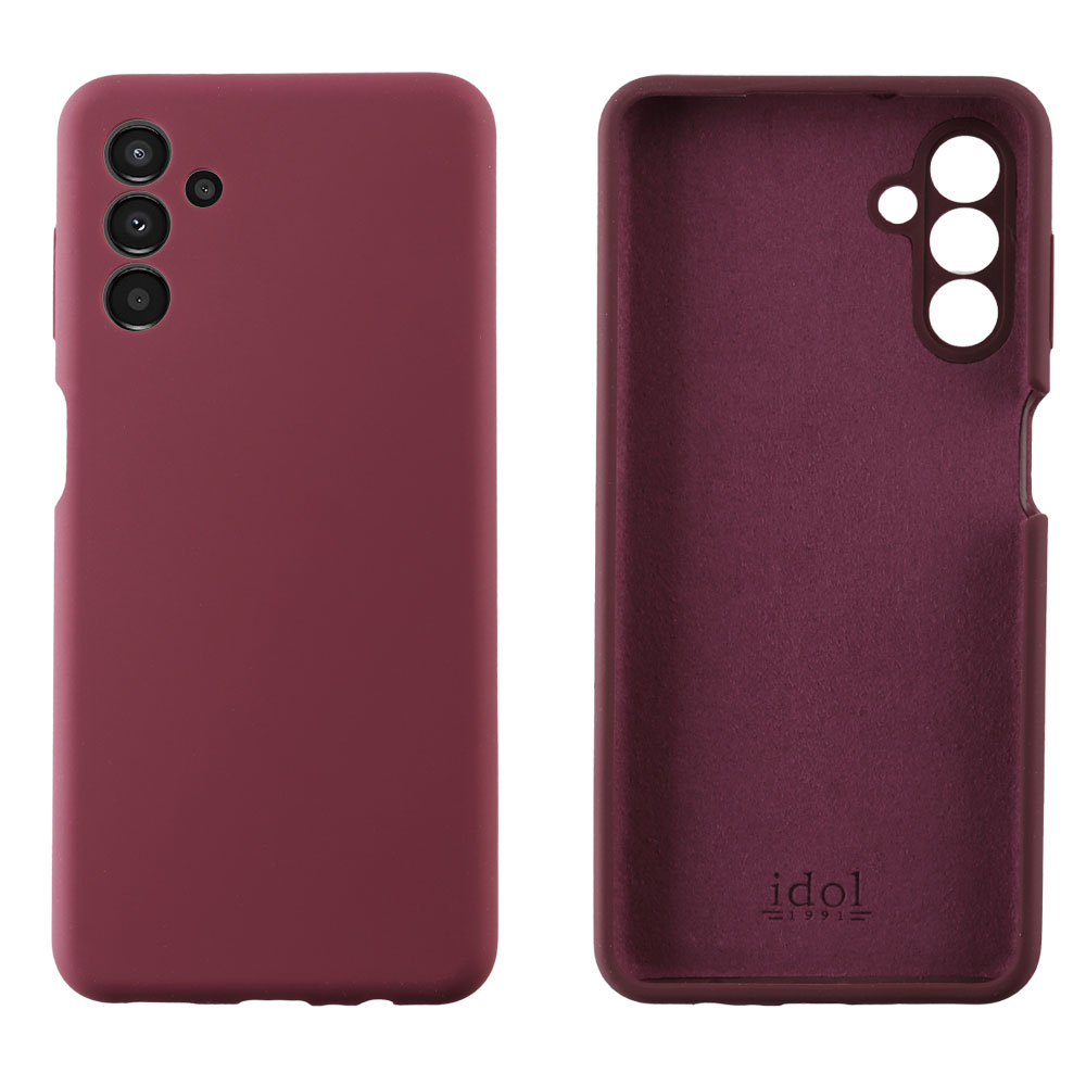 IDOL 1991 ΘΗΚΗ SAMSUNG A04s A047/A13 5G A136U 6.5" VELVET ELITE TPU 4 SIDE FULL CAMERA PROTECTION BURGUNDY