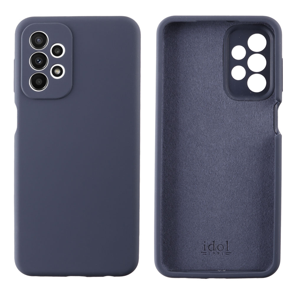 IDOL 1991 ΘΗΚΗ SAMSUNG A23 4G A235/A23 5G A236 6.6" VELVET ELITE TPU 4 SIDE FULL CAMERA PROTECTION BLUE